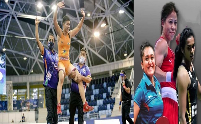 टोक्यो ओलंपिक में देश की बेटियों का शानदार प्रदर्शन, हंगरी में भी प्रिया मलिक ने जीता गोल्ड