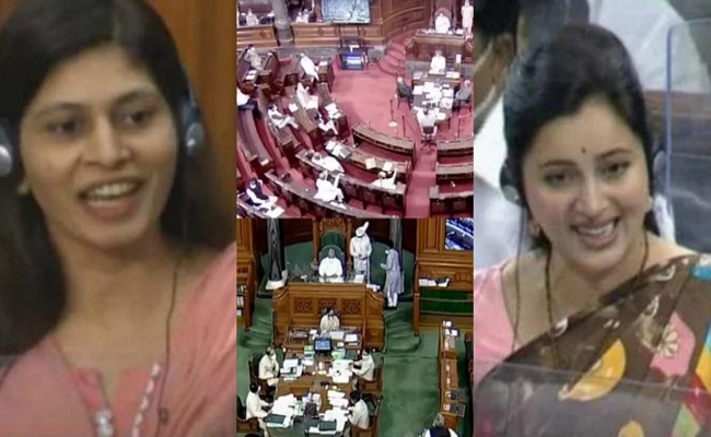 मानसून सत्र में महिला सांसदों के उठाए गए प्रश्नों से संसद में कुछ देर तक थमा रहा शोर-शराबा