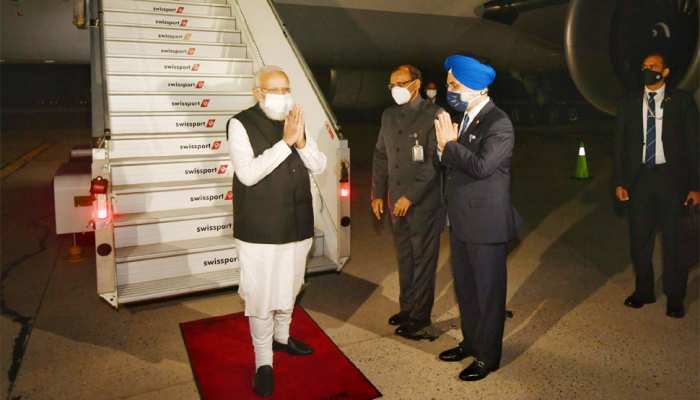 न्यूयार्क पहुंचे पीएम मोदी, यूएनजीए के 76वें सत्र को आज करेंगे संबोधित