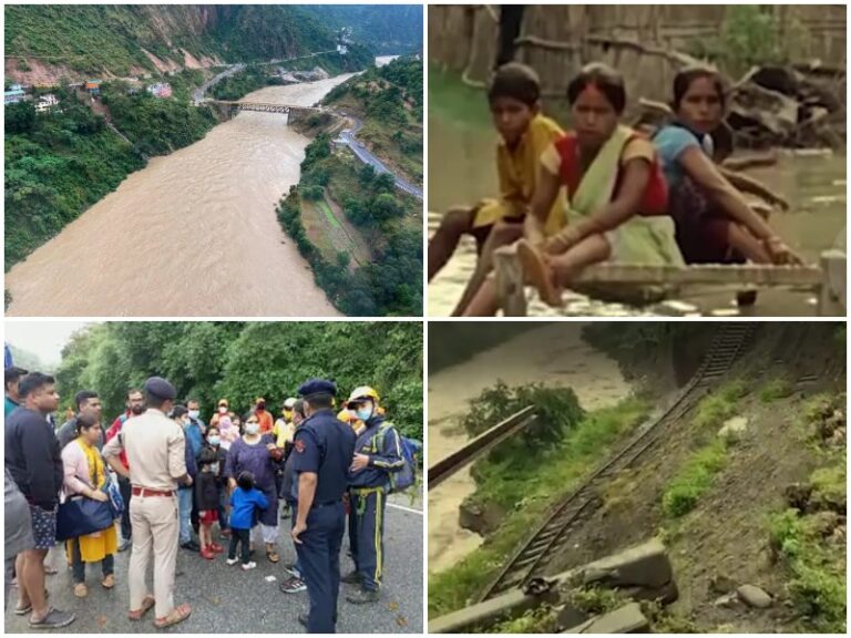 उत्तरखंड: कुमायूं के कई इलाकों में अभी भी संपर्क मार्ग कटा हुआ है