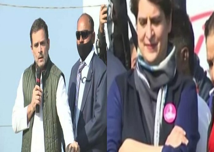 अमेठी पहुंचे राहुल गांधी ने केंद्र सरकार पर झूठ और नफरत फैलाने का लगाया आरोप