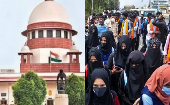 नहीं थम रहा विवाद: हिजाब के समर्थन और विरोध में प्रदर्शन जारी, सुप्रीम कोर्ट ने दखल देने से किया इनकार
