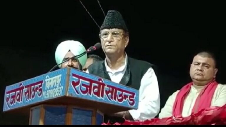 आजम खान ने जिन्ना को ठहराया बंटवारे का जिम्मेदार, कहा-औरंगज़ेब का हिंदुस्तान वापस दो