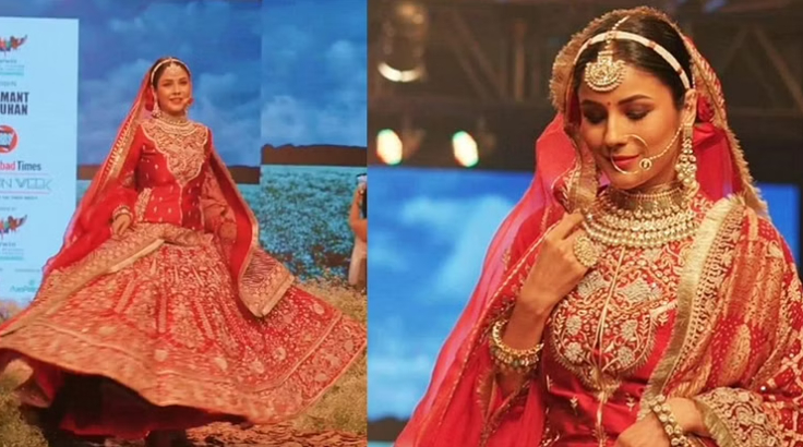 दुल्हन बनकर शहनाज गिल ने किया रैंप डेब्यू, सिद्धू मूसेवाला के गानों पर किया डांस- देखें वीडियो