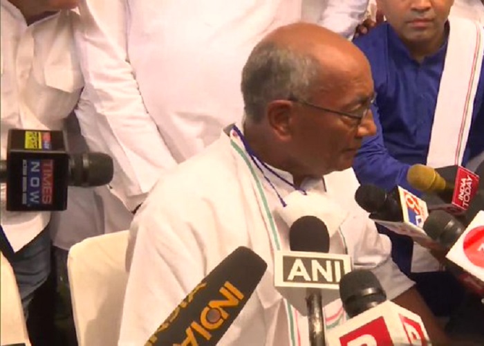कांग्रेस ने मल्लिकार्जुन खड़गे को आधिकारिक उम्मीदवार बनाया, दिग्विजय ने किया ये ऐलान