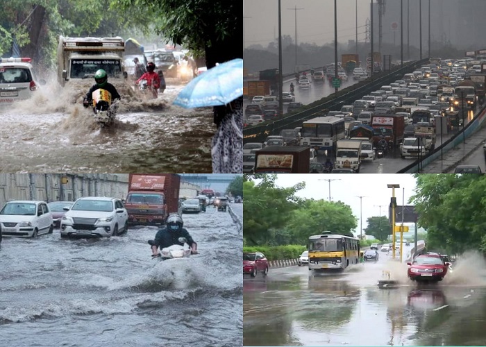 कई शहर जलमग्न:  उत्तर भारत में बारिश से मचा हाहाकार, मैदान से लेकर पहाड़ तक जनजीवन हुआ प्रभावित