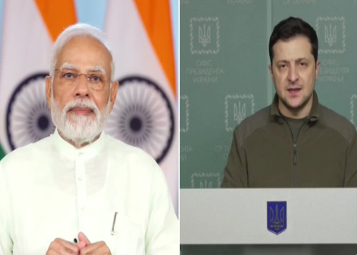 पीएम मोदी ने यूक्रेन राष्ट्रपति वोलोदिमीर जेलेंस्की से बात कर की शीघ्र युद्ध रोकने की अपील