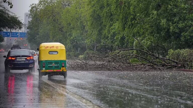 दिल्ली-एनसीआर में बारिश से मौसम में आई ठंडक, लोगों को गर्मी से मिली राहत