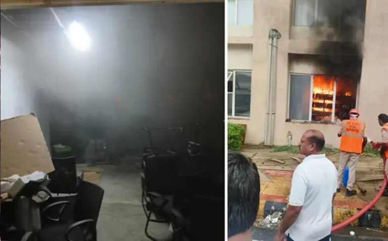 आंध्र सचिवालय में भीषण आग, पवन कल्याण के कार्यालय वाले ब्लॉक में मचा हड़कंप