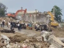 चंडोला तालाब पर प्रशासन का बड़ा एक्शन, अवैध बस्ती को किया ध्वस्त