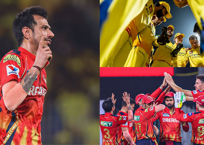 युजवेंद्र चहल की हैट्रिक से पंजाब किंग्स की बड़ी जीत, CSK को हराकर प्लेऑफ से बाहर