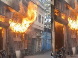अजमेर होटल में भीषण आग, 4 की मौत, 4 घायल; महिला फायरफाइटर भी हुई घायल