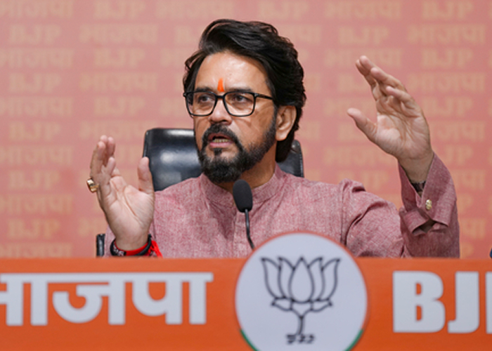 अगर भारत-विरोधी चालें नहीं रोकीं तो नक्शे से मिटेगा पाकिस्तान: अनुराग ठाकुर की कड़ी चेतावनी