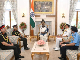 ऑपरेशन सिंदूर: राष्ट्रपति मुर्मू को सीडीएस जनरल अनिल चौहान ने दी भारतीय सेना की सफलता की जानकारी