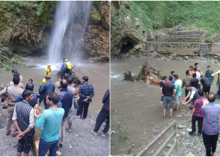 टाइगर फॉल हादसा: झरने के साथ गिरा पेड़, दो की मौत, कई घायल