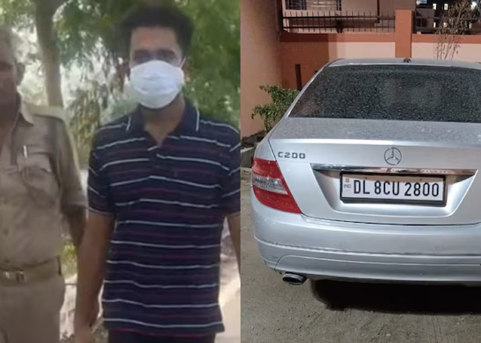 नोएडा में मर्सिडीज चलाने वाला ड्रग सप्लायर गिरफ्तार, छात्रों को नशीले पदार्थ सप्लाई करता था