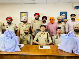 पंजाब पुलिस ने पाकिस्तान-ISI नियंत्रित नशा तस्करी नेटवर्क का किया भंडाफोड़, 85 किलो हेरोइन जब्त