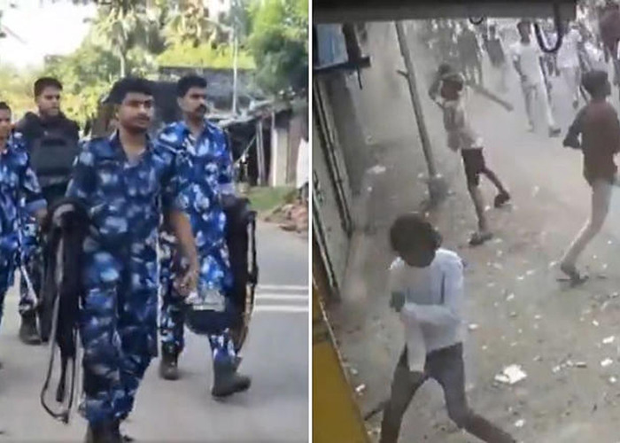 पश्चिम बंगाल: शिव मंदिर पर कथित तोड़फोड़ के बाद बवाल, पुलिस-उपद्रवियों में झड़प, साउथ 24 परगना में कड़ी सुरक्षा