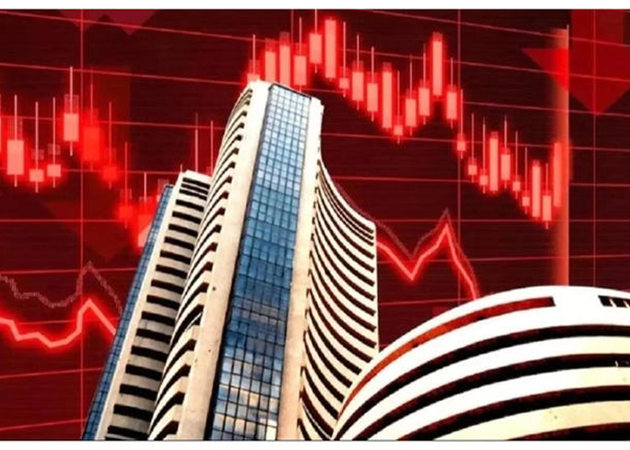 शेयर बाजार में भूचाल: सेंसेक्स 1,100 अंक गिरा, निफ्टी 24,650 के नीचे, जानें गिरावट की 4 बड़ी वजहें