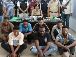 गुरुग्राम में 1 करोड़ की ड्रग्स के साथ 7 नाइजीरियन समेत 8 तस्कर गिरफ्तार, अंतरराष्ट्रीय रैकेट का भंडाफोड़