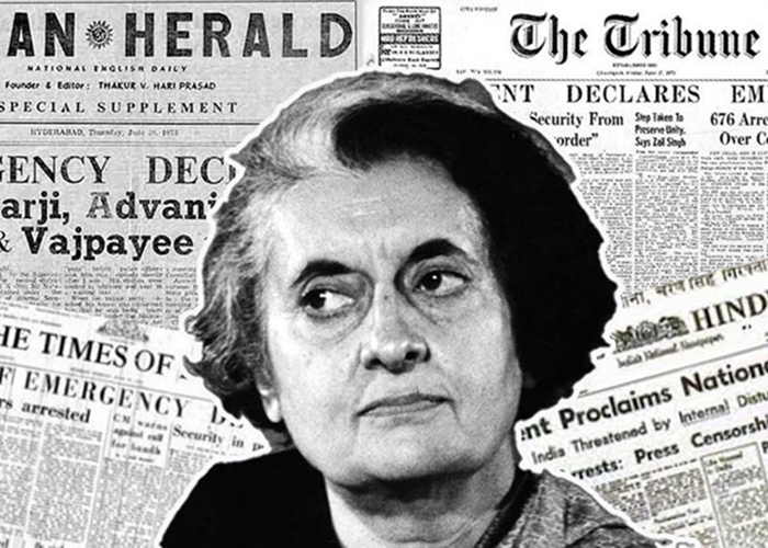 25 जून 1975: जब भारत की लोकतांत्रिक रौशनी बुझा दी गई — आपातकाल की भयावह शुरुआत