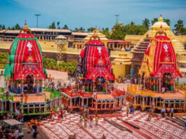अहमदाबाद में भगवान जगन्नाथ की 148वीं रथयात्रा, 23,884 पुलिसकर्मी तैनात, AI से निगरानी