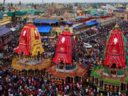 अहमदाबाद रथयात्रा में हाथी बेकाबू, खड़िया में मचाई अफरा-तफरी, tranquiliser से काबू, बाकी 17 हाथियों के साथ यात्रा जारी
