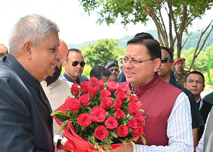 हल्द्वानी में उपराष्ट्रपति से मिले सीएम धामी, विकास योजनाओं पर हुई अहम चर्चा