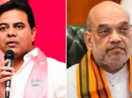 तेलंगाना घोटाले पर चुप्पी को लेकर केटी रामा राव का हमला, अमित शाह पर लगाए BJP-कांग्रेस गुप्त सौदे के गंभीर आरोप