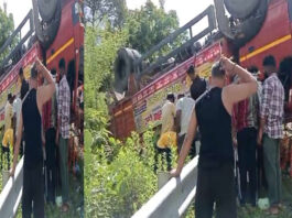 टिहरी में बड़ा हादसा: ऋषिकेश-गंगोत्री हाईवे पर कांवड़ यात्रियों का ट्रक पलटा, एक की मौत, कई गंभीर घायल