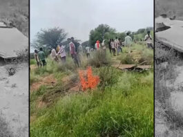 राजस्थान के चूरू में वायुसेना का जगुआर फाइटर जेट क्रैश, मलबे से दो लोगों के शव बरामद