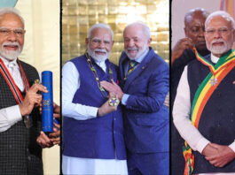 5 देशों की ऐतिहासिक यात्रा के बाद स्वदेश लौटे PM मोदी, 4 देशों ने दिए सर्वोच्च नागरिक सम्मान