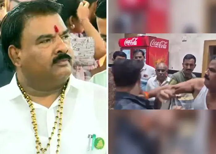 शिवसेना विधायक संजय गायकवाड़ पर कैंटीन कर्मचारी से मारपीट का केस, वायरल वीडियो से मचा सियासी भूचाल