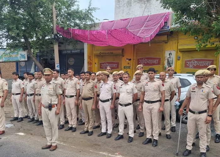 हरियाणा के नूह में ब्रज मंडल यात्रा से पहले इंटरनेट बंद, स्कूलों की छुट्टी, भारी सुरक्षा तैनात