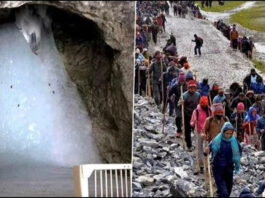 अमरनाथ यात्रा में हादसा: भारी बारिश से भूस्खलन, एक श्रद्धालु की मौत, यात्रा अस्थायी रूप से स्थगित