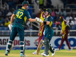 ऑस्ट्रेलिया ने वेस्टइंडीज को 5वें T20I में रौंदा, दौरे पर 8-0 से लगाई जीत की हैट्रिक