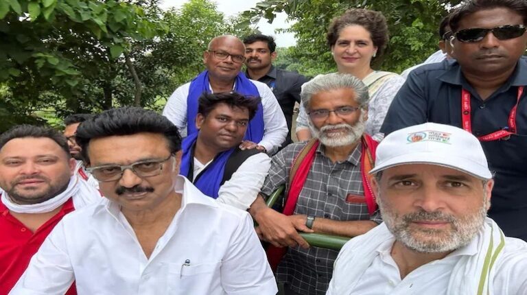 राहुल गांधी की वोट अधिकार यात्रा में शामिल होने बिहार पहुंचे स्टालिन, भाजपा ने घेरा