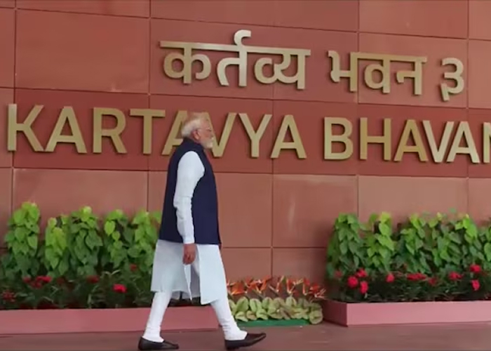 प्रधानमंत्री मोदी ने किया कर्तव्य भवन का उद्घाटन, 1.5 लाख वर्गमीटर में बसेंगे देश के अहम मंत्रालय