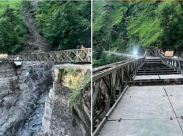 उत्तरकाशी बादल फटने के बाद बीआरओ और सेना ने धाराली में बनाई बेली ब्रिज, जीवनदायिनी संपर्क बहाल