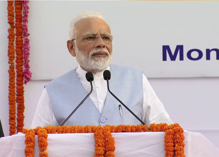 पीएम मोदी ने सांसदों के लिए फ्लैट्स का उद्घाटन किया, विपक्ष पर बिहार का परोक्ष निशाना साधा
