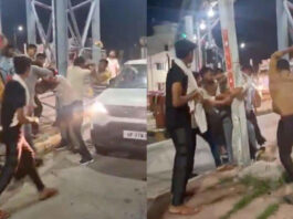 मेरठ टोल प्लाजा पर सेना के जवान पर बर्बर पिटाई, चार गिरफ्तार, वीडियो वायरल होने पर मचा हड़कंप