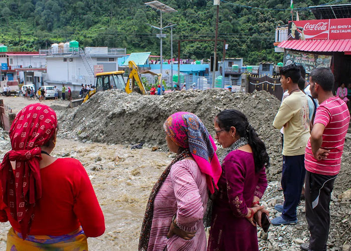 उत्तरकाशी के स्यानाचट्टी में यमुना नदी ने बनाई अस्थायी झील, बाढ़ का खतरा बढ़ा