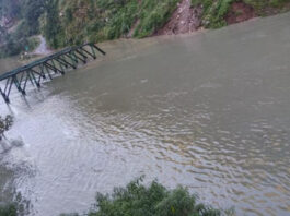 स्यानाचट्टी में यमुना का प्रवाह थमा, पहाड़ी मलबे से बनी झील ने बढ़ाया आपदा का खतरा