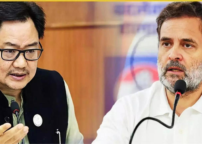 खराब बच्चा’: वोट चोरी आरोप पर राहुल पर रीजीजू की तंज, CSDS माफी भी शेयर की