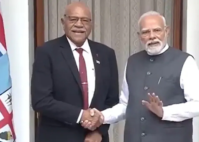 पीएम मोदी की फिजी के पीएम राबुका से मुलाकात, 7 अहम समझौतों पर हुई सहमति