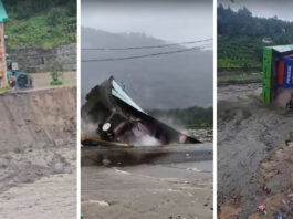 कुल्लू-मनाली में बादल फटने से बाढ़ का रौद्र रूप, सड़कें-इमारतें बहीं, फुट ब्रिज नदी में समाया