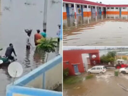 गुरदासपुर नवोदय विद्यालय बाढ़ में पानी में डूबा, 400 छात्र और स्टाफ फंसे, राहत कार्य जारी
