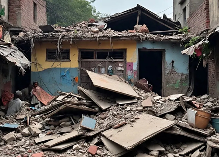 हरियाणा के भिवानी में मूसलाधार बारिश से मकान ढहा, परिवार की तीन मासूम बेटियों ने गंवाई जान