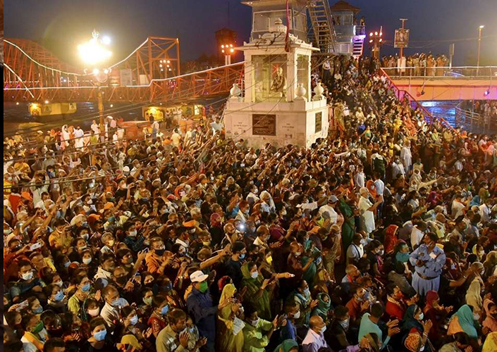 हरिद्वार अर्धकुंभ 2027 में पहली बार साधु-संतों के साथ होंगे तीन शाही स्नान, अखाड़ा परिषद ने तिथियों का किया ऐलान
