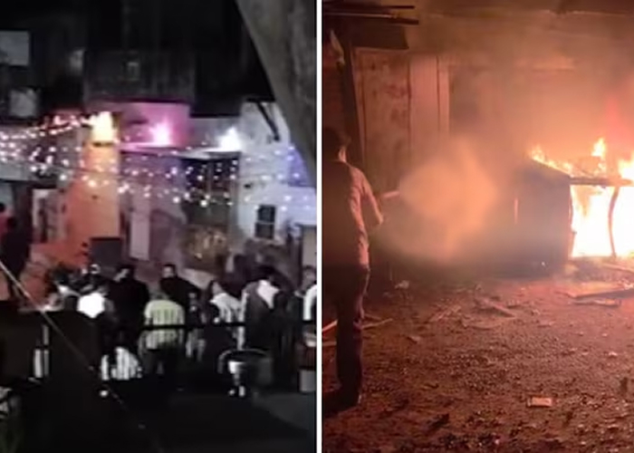 गुजरात में ऑनलाइन पोस्ट को लेकर गरबा के दौरान झड़प, पथराव और वाहनों में आग